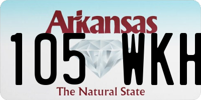 AR license plate 105WKH