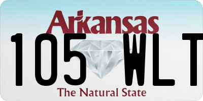 AR license plate 105WLT