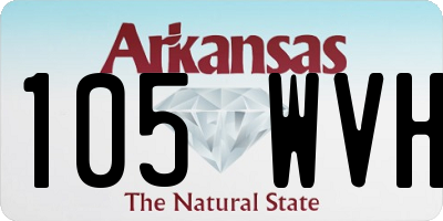 AR license plate 105WVH