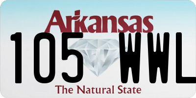 AR license plate 105WWL