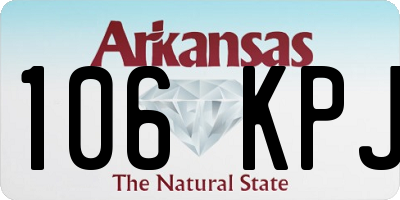 AR license plate 106KPJ