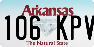 AR license plate 106KPV
