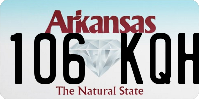 AR license plate 106KQH