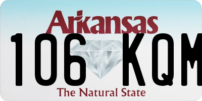 AR license plate 106KQM