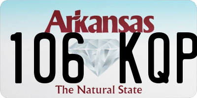 AR license plate 106KQP