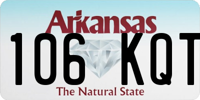 AR license plate 106KQT