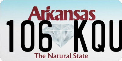 AR license plate 106KQU