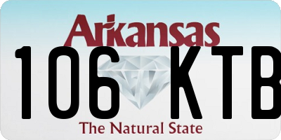 AR license plate 106KTB