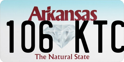 AR license plate 106KTC