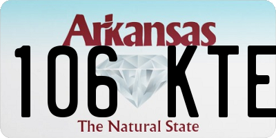 AR license plate 106KTE