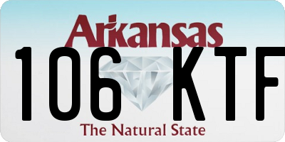 AR license plate 106KTF