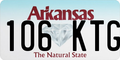 AR license plate 106KTG