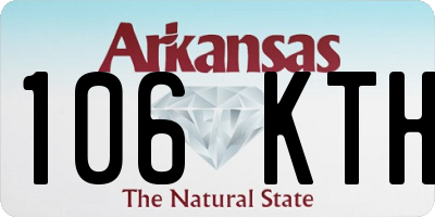 AR license plate 106KTH
