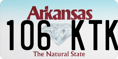 AR license plate 106KTK