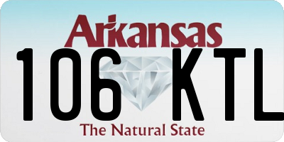 AR license plate 106KTL