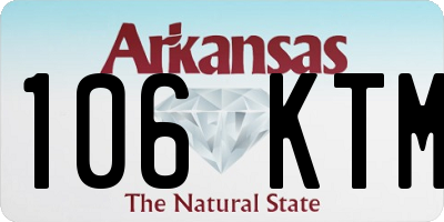 AR license plate 106KTM