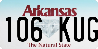 AR license plate 106KUG