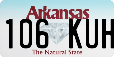 AR license plate 106KUH