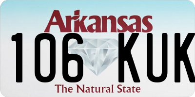 AR license plate 106KUK