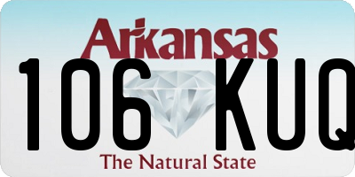 AR license plate 106KUQ