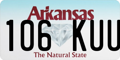 AR license plate 106KUU