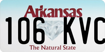 AR license plate 106KVC