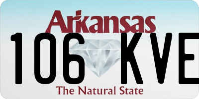 AR license plate 106KVE