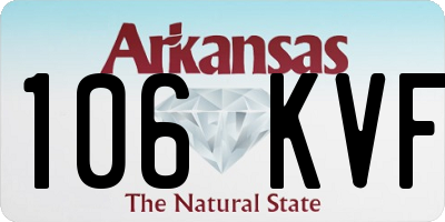 AR license plate 106KVF