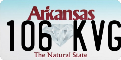 AR license plate 106KVG