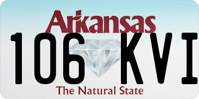 AR license plate 106KVI