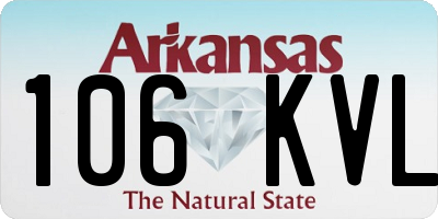 AR license plate 106KVL