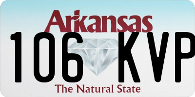 AR license plate 106KVP