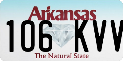 AR license plate 106KVV