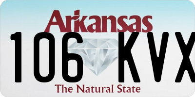 AR license plate 106KVX