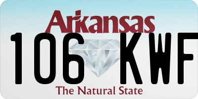 AR license plate 106KWF