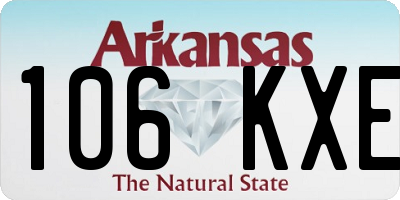 AR license plate 106KXE