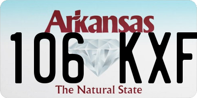 AR license plate 106KXF
