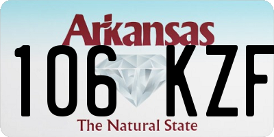 AR license plate 106KZF