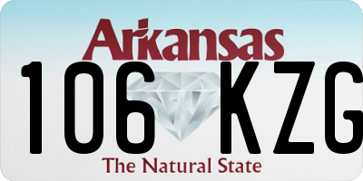 AR license plate 106KZG