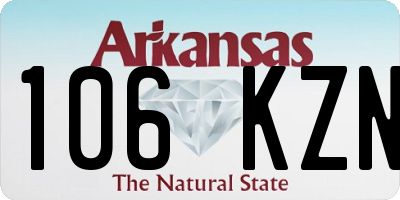AR license plate 106KZN