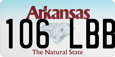 AR license plate 106LBB