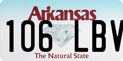 AR license plate 106LBV