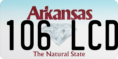 AR license plate 106LCD