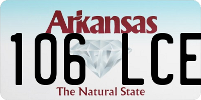 AR license plate 106LCE