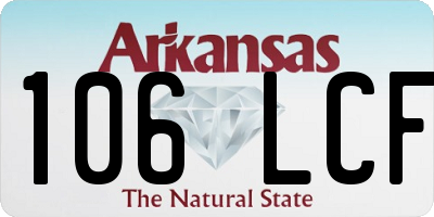 AR license plate 106LCF