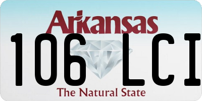 AR license plate 106LCI