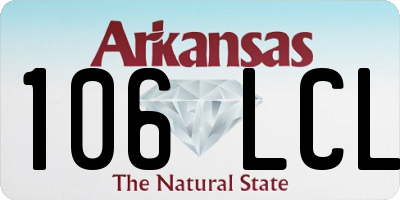 AR license plate 106LCL
