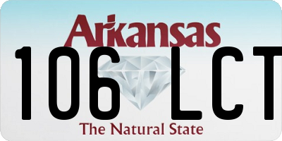AR license plate 106LCT