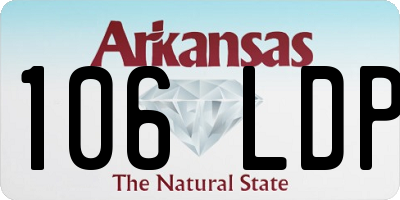 AR license plate 106LDP