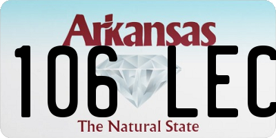 AR license plate 106LEC
